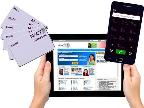 Calling Cards, Web Portal and Mobile Applications